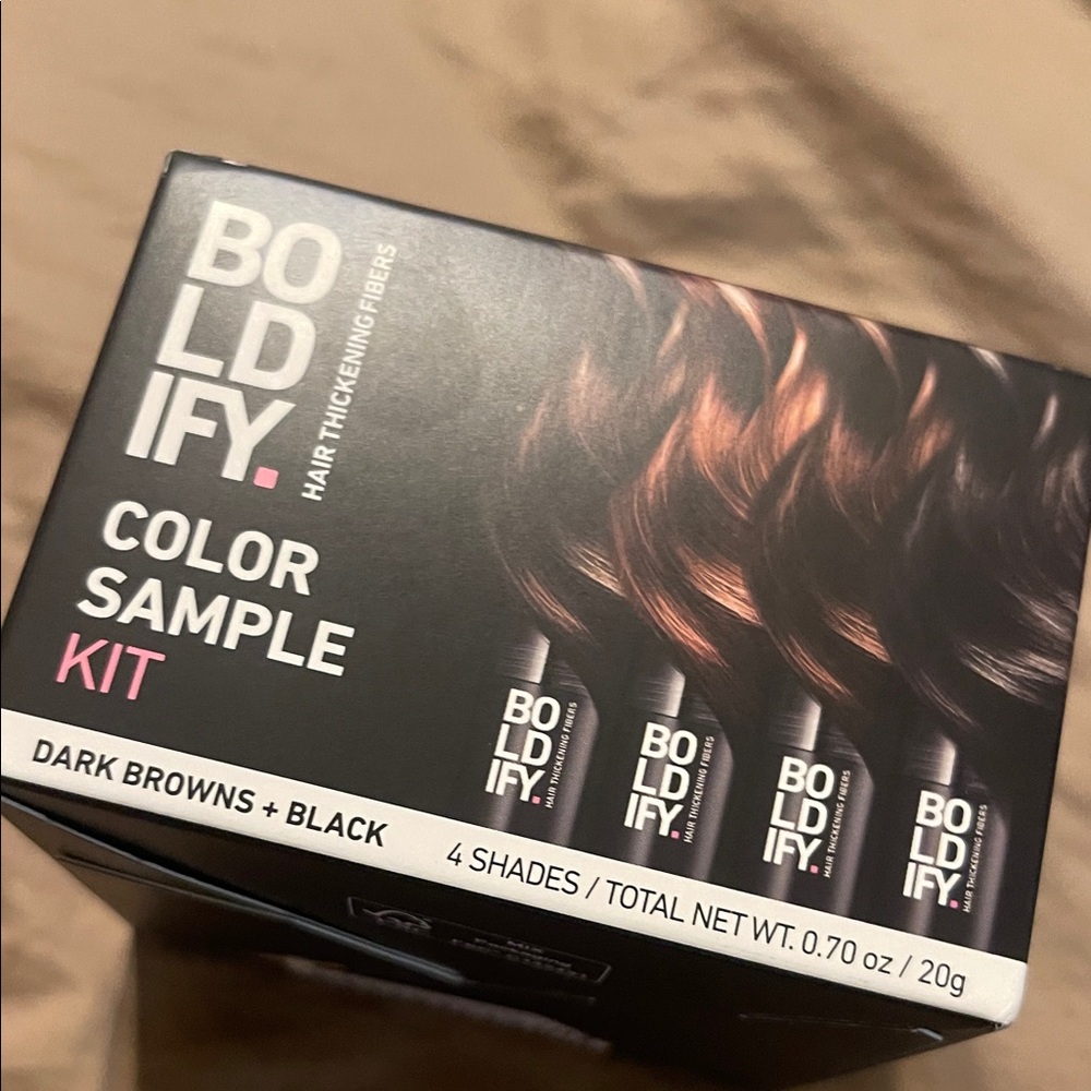 Dark Browns and Black Hair Color Sample Kit